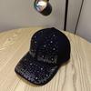 2025 Luxury Rhinestone Duckbill Cap For Women Hip Hop Baseball Caps Autumn Winter  Hip Hop Outdoor Sun Hats Casquette