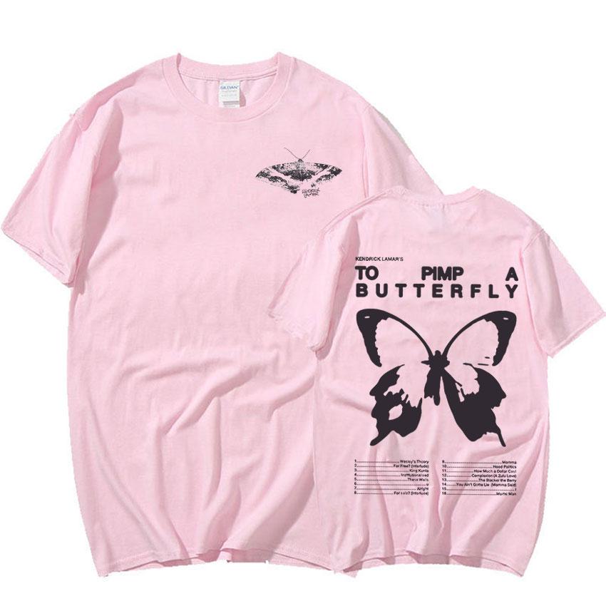 Kendrick Lamar To Pimp A Butterfly Koszulka Graficzna Męska Raper Hip Hop Trend Streetwear T-shirt Unisex Bawełniane Oversize'owe Koszulki