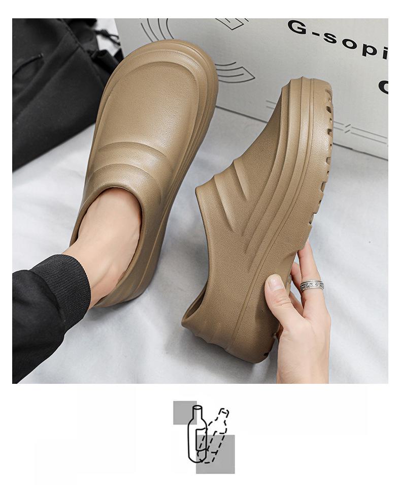 Waterproof Non-slip Chef Shoes - Lightweight, Thick Sole for Hotel & Restaurant Work.