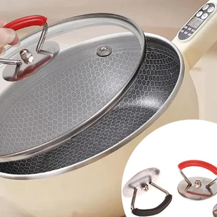 Universal Lib Cover Knob Cap Heat-Resistant Cooking Pot Pan Lid Knob Replacement Lifting Handle Kitchen Silica Cookware Handgrip
