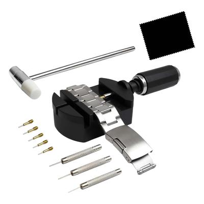 Kit d'outils pour montre FineGood pour réglage de bracelet, réparation de montre, remplacement de bracelet de montre, ajustement de taille, retrait de ressort, nettoyage et entretien (Ensemble de 11 pièces)