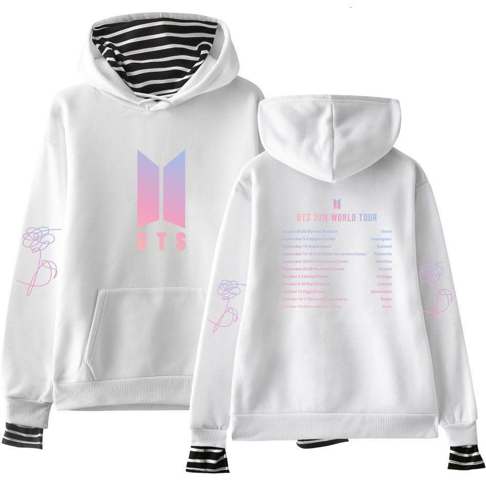 Kpop Love Yourself Bts Bangtan Boys Sweatshirt Hoodie Pocket Sweater Unisex