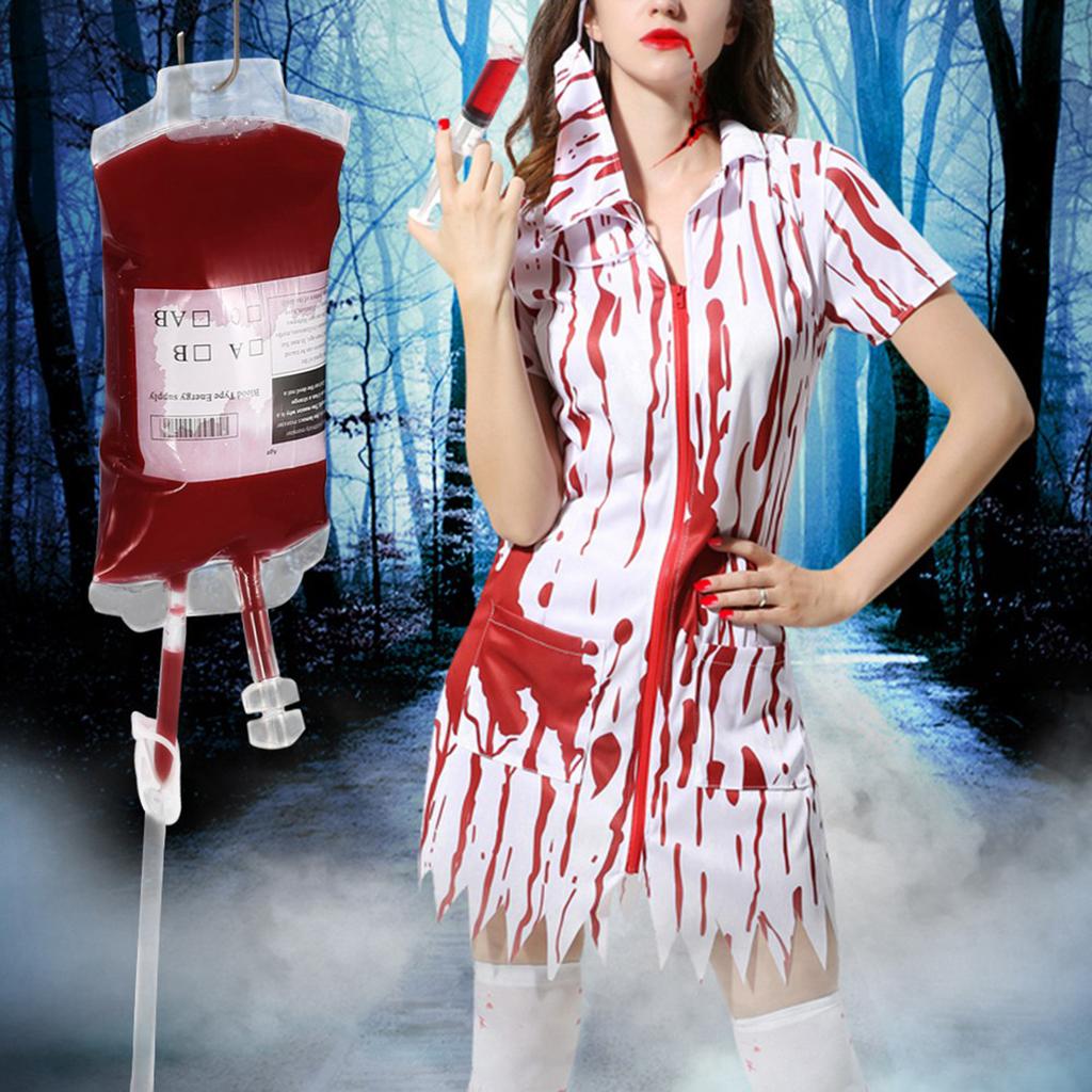 350ml Halloween Blood Drink Container Drinking Bag Fruit Juice Drinking Pack