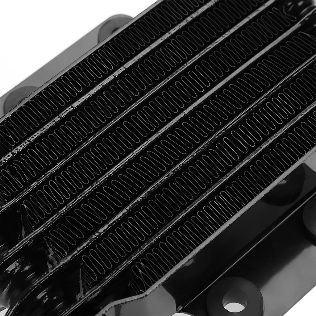 Aluminum 85ml Engine Oil Cooler Cooling   for 100 -250  Motorcycle Dirt Bike ATV Black