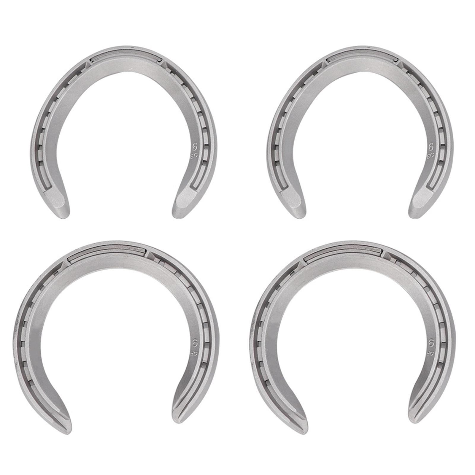 

4Pcs Type 4 /Type 5 /Type 6 Aluminium Alloy Horseshoe Kit Horse Riding Tool Equipment Accessories For horseshoe palms