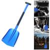 Collapsible Snow Shovel Aluminum Lightweight Snow Removal Tool Retractable 24.8'' to 32'' Snow Shovel