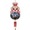 Cute Handheld Paper Lantern Portable Antique Lantern Chinese Rabbit Lantern  Kindergarten