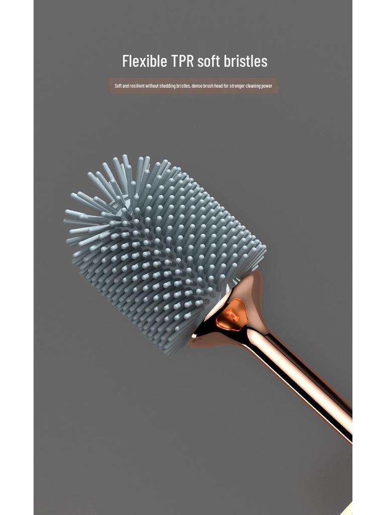 360° Wall-Mounted Silicone Toilet Brush, Golf Design