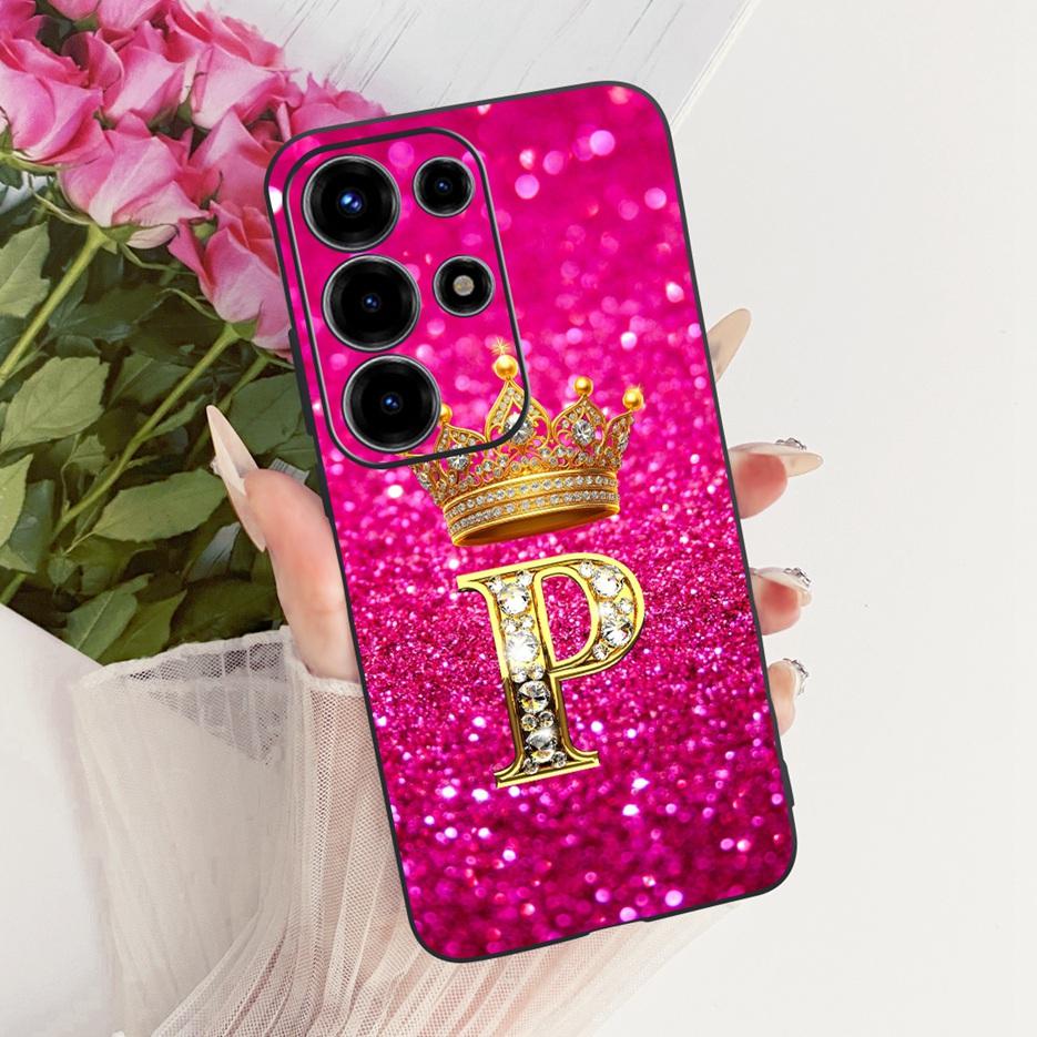 For Itel Super 26 Ultra Case S688LN Stylish Crown Letters Cover Soft Silicone Phone Case For Itel S26 Ultra Super 26Ultra Fundas