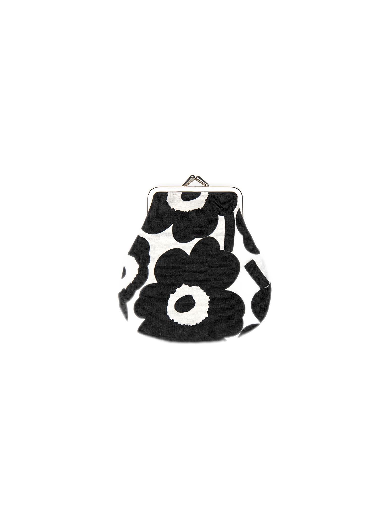 

Pienii Kukkaro Mini Unikko Purse Pouch for Women F Black x White [Marimekko] 52_1_52229291495