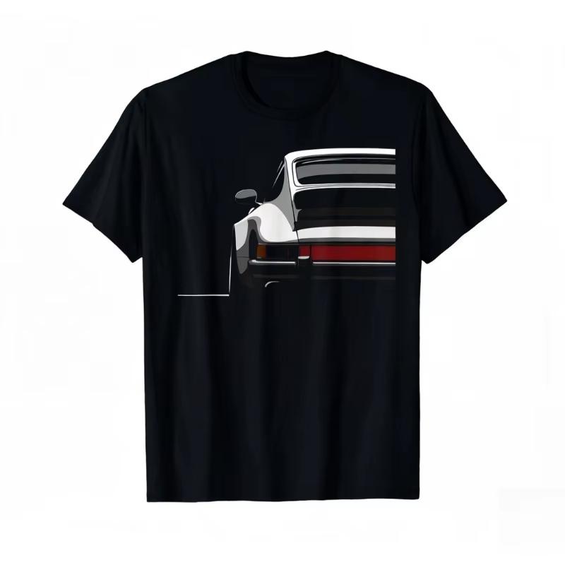 Summer Unisex Tshirt Printed With Patterns Summer Short Sleeved Street Style Casual Pure Cotton Clothing Tshirt