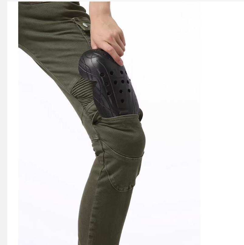 LOONG+BIKER Motorsykkelkjørebukser Jeans For Kvinner+ Offroad Motorsykkelbukser Anti-Fall Bukser