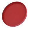 Wine Red Wooden Serving Tray Wooden Round Tea Plate Food Meals Serving Red Serving Tray  Tea House
