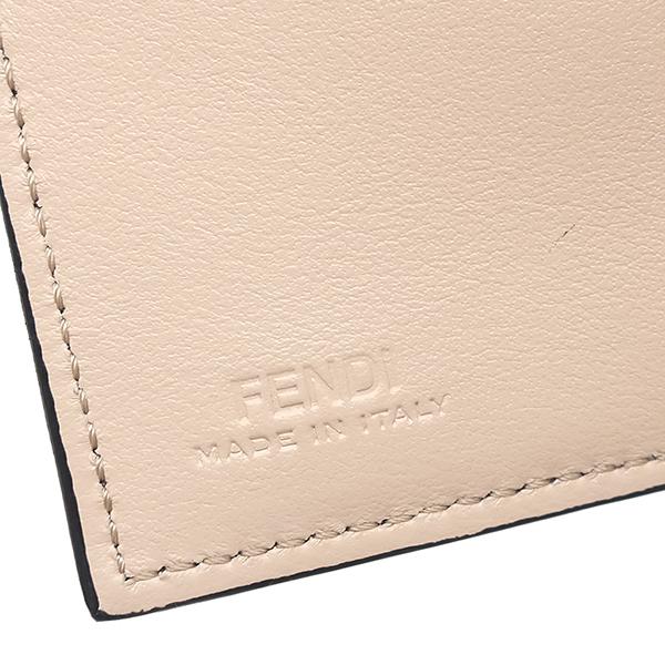 Fendi 8M0395 Roman MicroTri-fold Wallet Leather Array