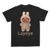 Kanye Wests Layeye T-Shirt Harajuku Stil Unisex und Unisex Sommer Mode T-Shirt Bedrucktes Kurzarm Lockeres Unisex T-Shirt Top