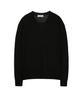 IL CORSO Lambswool Cozy V-Neck Knit Black Iesw5F001Bk