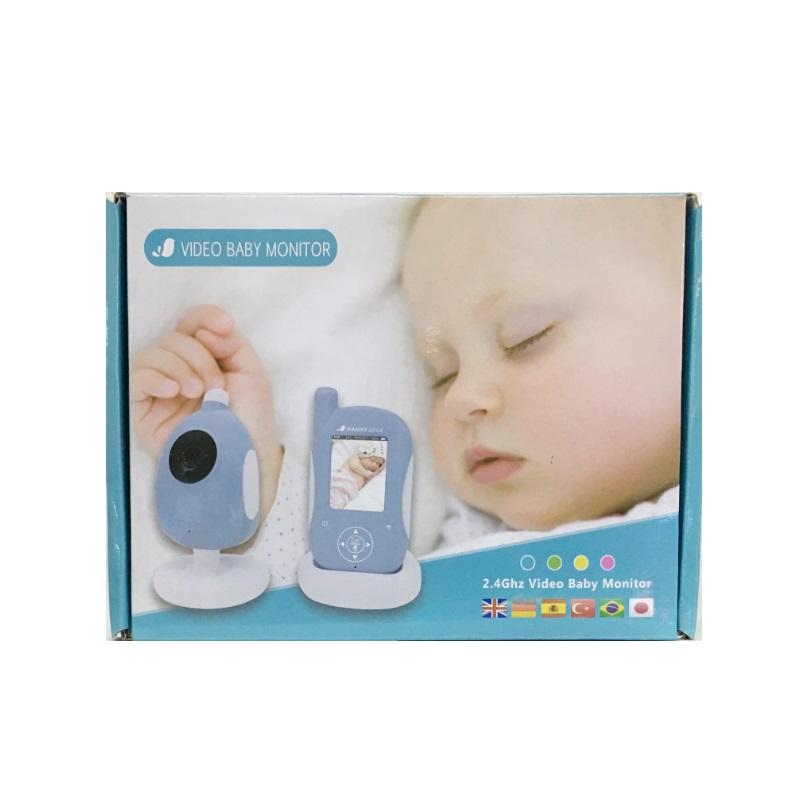 Monitoare pentru bebeluși de 2,5 inci Cânte de leagăn cu vedere de noapte IR Indicator de temperatură Tasta atingebilă InterfonAA