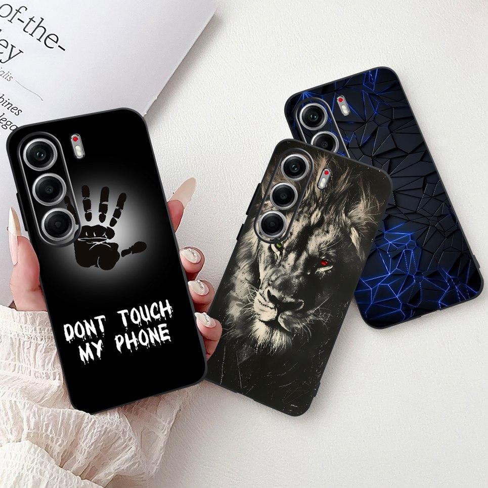 Cool Dragon Lion Tiger Cartoon Pattern Casing For Tecno Camon 40 Pro 5G CM7 Case Camon40 40Pro 5G 6.78" Soft Silicone Back Cover