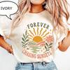 Comfort Colors® Forever Chasing Sunset T-Shirt, Retro Sonnenuntergangs-Shirt, Sommerurlaub T-Shirt