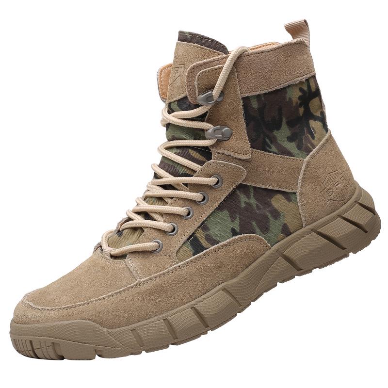 Men's Genuine Leather Martin Boots - British Style, Korean-Inspired, High-Top, Short Desert Boots for Work and Outdoor Wear