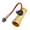 Copper Flow Sensor for Gas Water Heaters and Dispensers DC 3-18V Operating Voltage 1-30 L/min Measurement Range