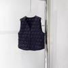 Women's Sleeveless Puffer Vest V Neck Casual Down Vest Lightweight Quilted Warm Outerwear for Autumn Winter