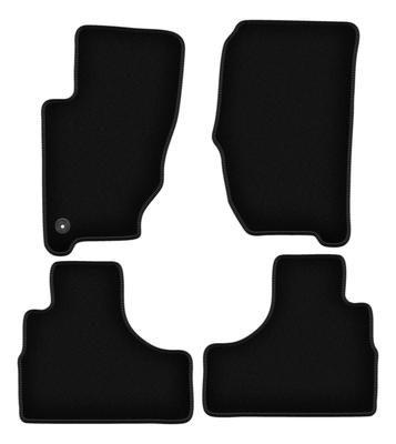 BASIC schwarze Velours-Fußmatten für: Jeep Cherokee Liberty KJ Offroad (2002-2007)