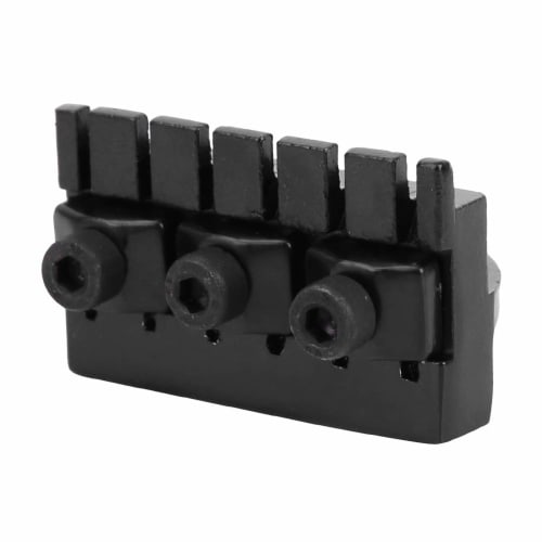 Alomejor Professional Headless Guitar Locking Nut 6-String Adapter Zinc Alloy