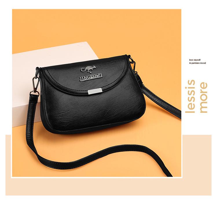 Damska 2024 Nowa Moda Miękka Skórzana Torba na Ramię - Duża Pojemność Listonoszka dla Pań w Średnim Wieku