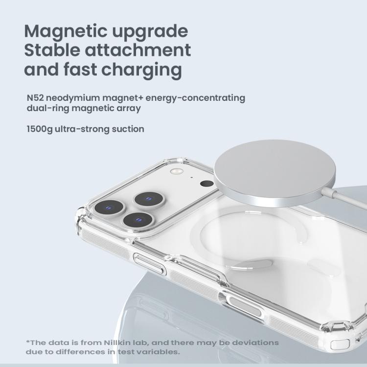 NILLKIN Ultra Clear Magsafe PC + TPU Phone Case