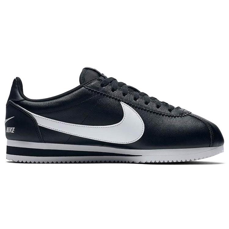 Nike Cortez Classica Mini Swoosh Nero Bianco 807480-004