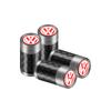 W130Car Accessories Carbon Fiber Wheel Tire Valve Caps Stem Case For Volkswagen Golf Passat Jetta Tiguan Polo GTI Beetle Vento Rline