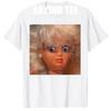Maglietta Meme Faccia di Bambola Divertente Disgustosa Moda Donna Abbigliamento Estetico Artistico Regalo Originale Cotone Street Manica Corta Camicette