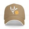 Pure Color Dad Hats ASL Sign Language Love Pickleball Unisexs Hat Sun Visor Baseball Caps Pickleball Sports Peaked Cap