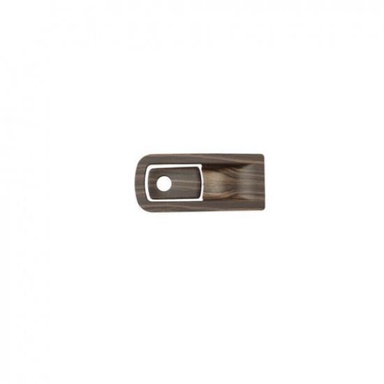 Peach Wood Grain Co-Pilot Storage Box Handle Cover Trim For BMW X3 X4 2018-