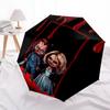 Chucky Fashionable Automatic Opening/Closing Folding Umbrella. Portable and Foldable, Ideal for Gift, Travel, and Daily Use.