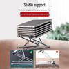 Portable Aluminum Laptop Stand with Double Layer Folding Design and Cooling Feature