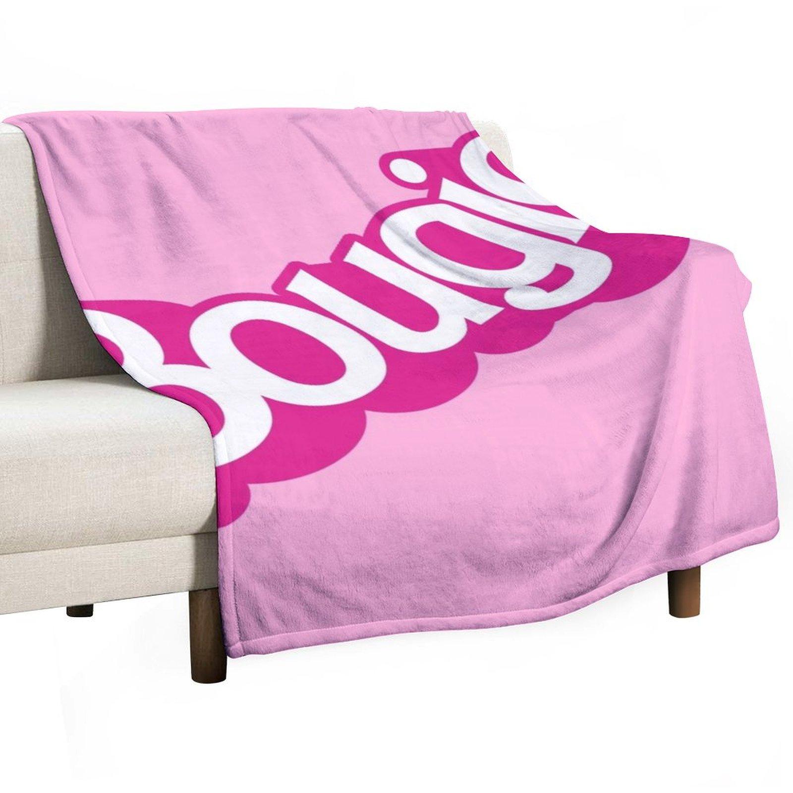 Bougie Throw Blanket Plaid on the sofa Decoratives Fashion Sofas Soft Plush Plaid Blankets 30x40in
