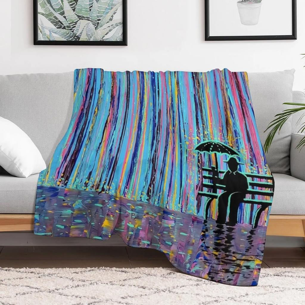 Acid Rain 3 MUCH LARGER REMAKE OF ORIGINAL Throw Blanket Soft Breathable Blanket for Night Sleeping