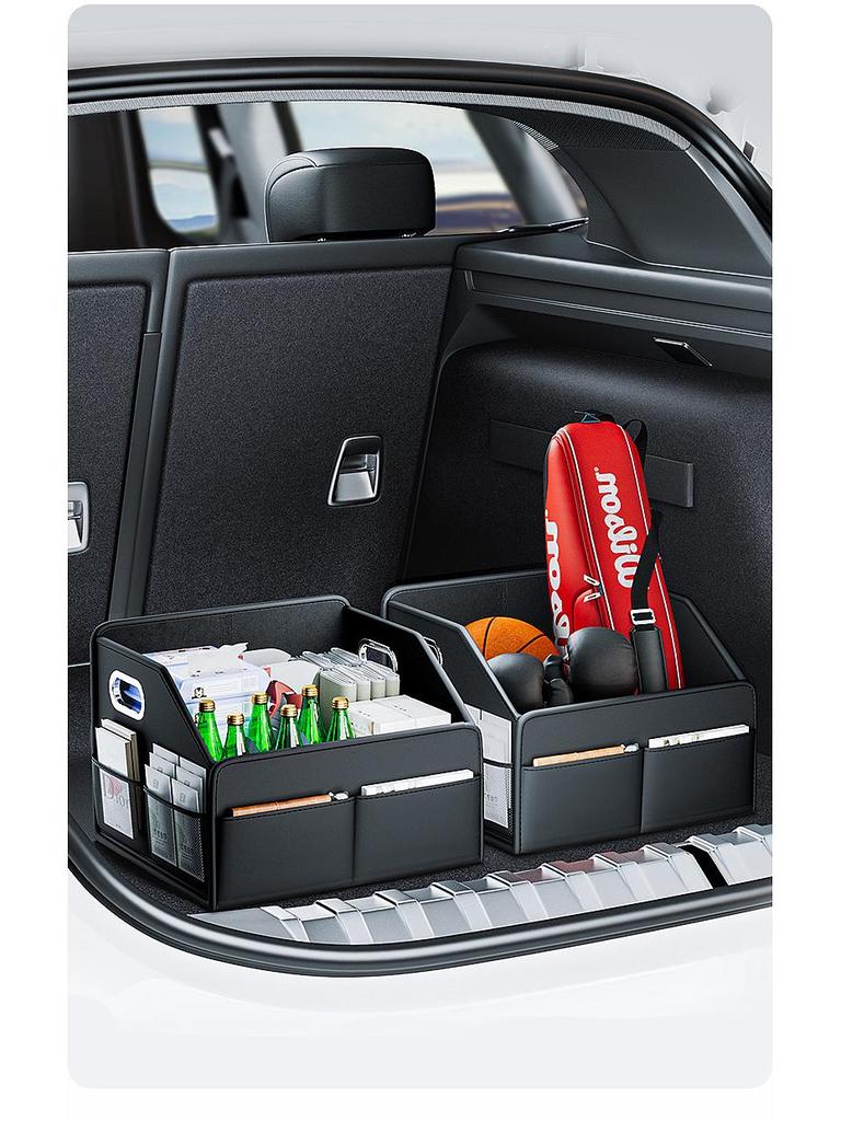 Portable Foldable Car Trunk Organizer - Large Capacity Storage Box