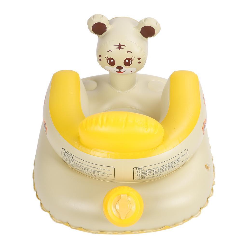 Baby Inflatable Seat Folding Toddler Seat Bath Chair Aerated Baby Seat Chair for Pool Bathtub