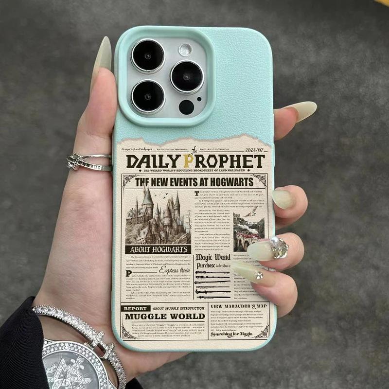 For Apple 16promax Mobile Phone Case New for IPhone15 Advanced 14pro Anti-fall 13 Newspaper 12/11