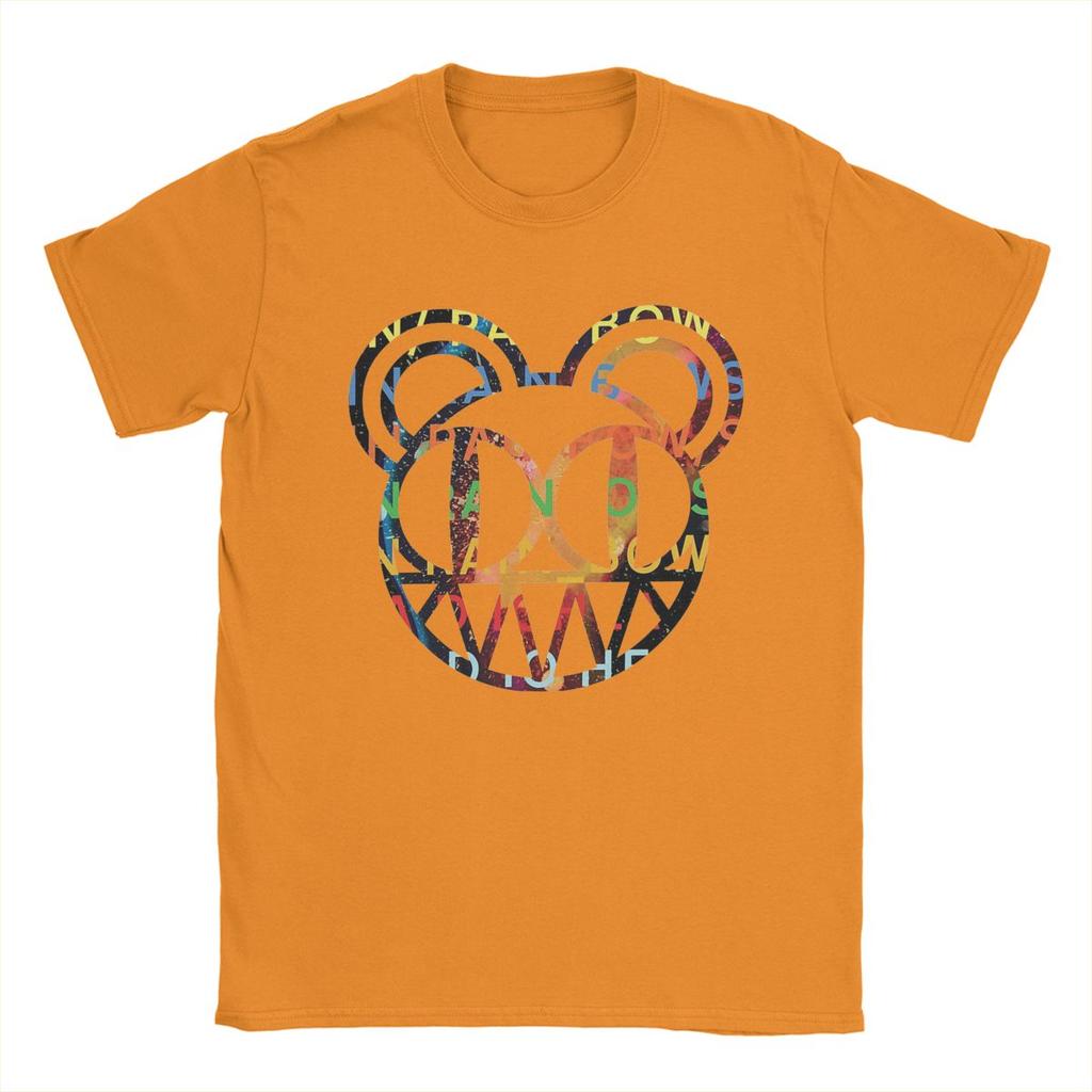 Radiohead T-Shirt Herren Baumwolle Vintage T-Shirt Rundhals Kurzarm Kleidung Einzigartig