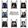 Mittwoch Die Addams Family Turnbeutel mit großer Kapazität Schultasche Reisetasche Kinder