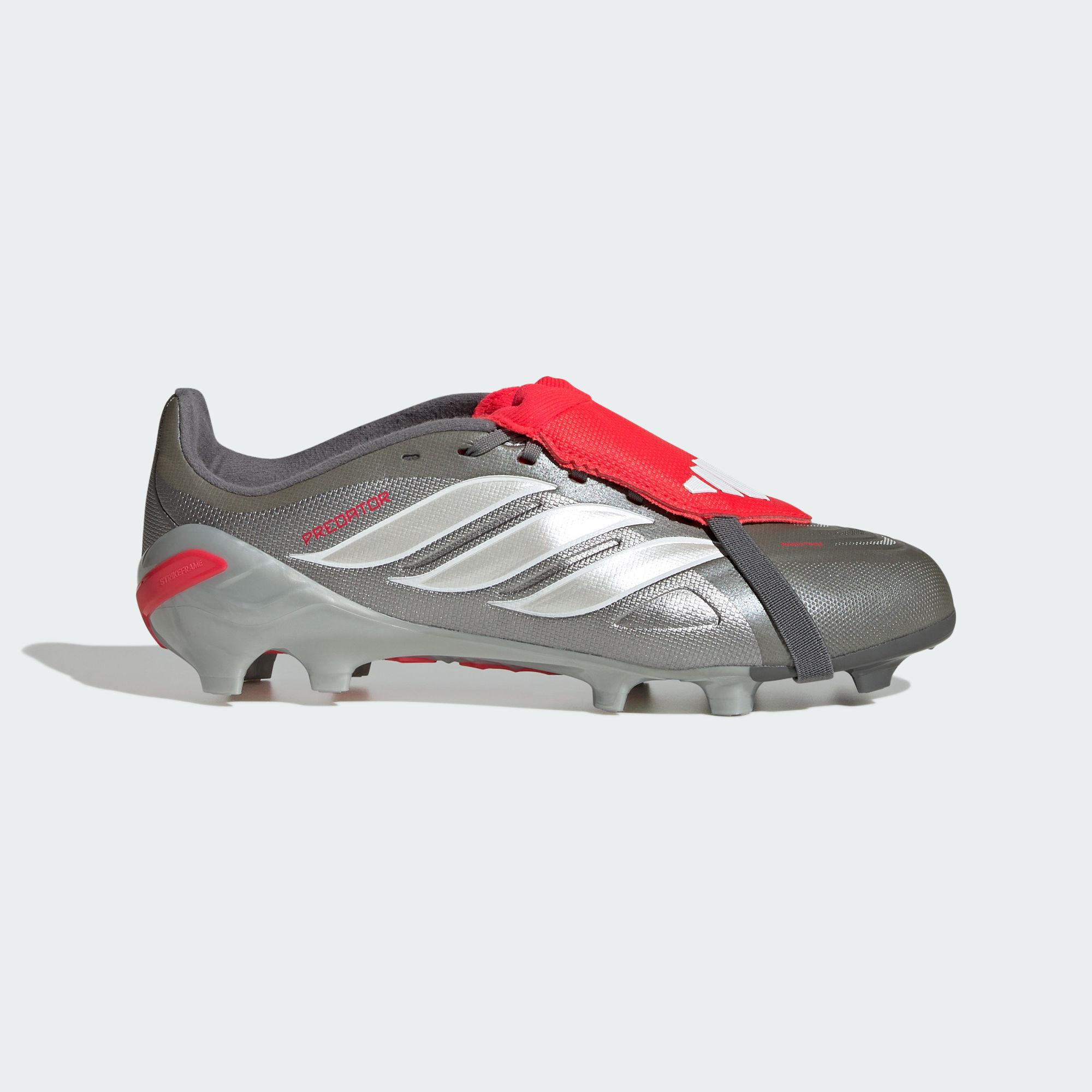 adidas Predator League Fold-Over Tongue FG Finishers Steel Pack (Kids) 38.5