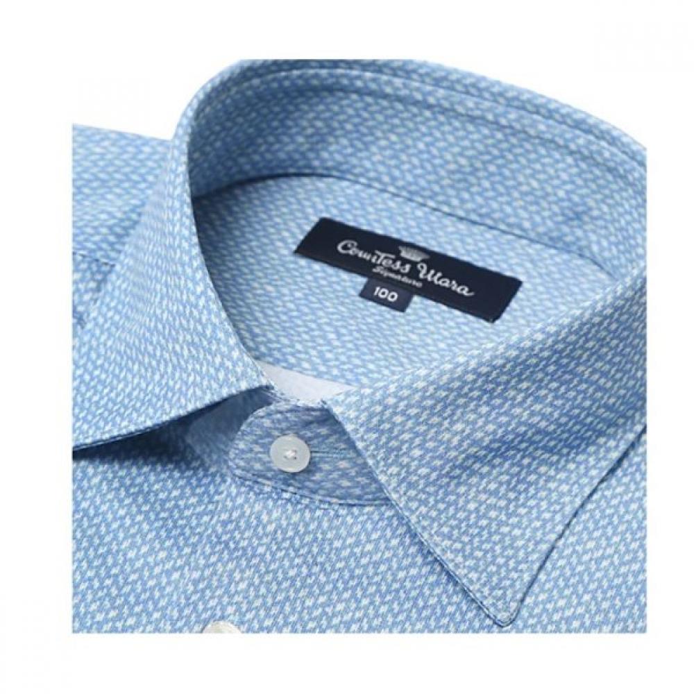 Countess Mara Import Signature Stretch Cotton 100  Print Shirt Cdsw1c4107b012k