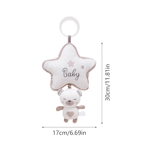 Baby Stroller Rattle | Hanging Musical Toy | Soothing Lullaby Sensory Stimulation Early Learning Toy for Newborns Infants Boys Girls