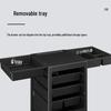 KingWin Hair Salon Storage Trolley: Drawer-Type Cart for Hairdressing Tools