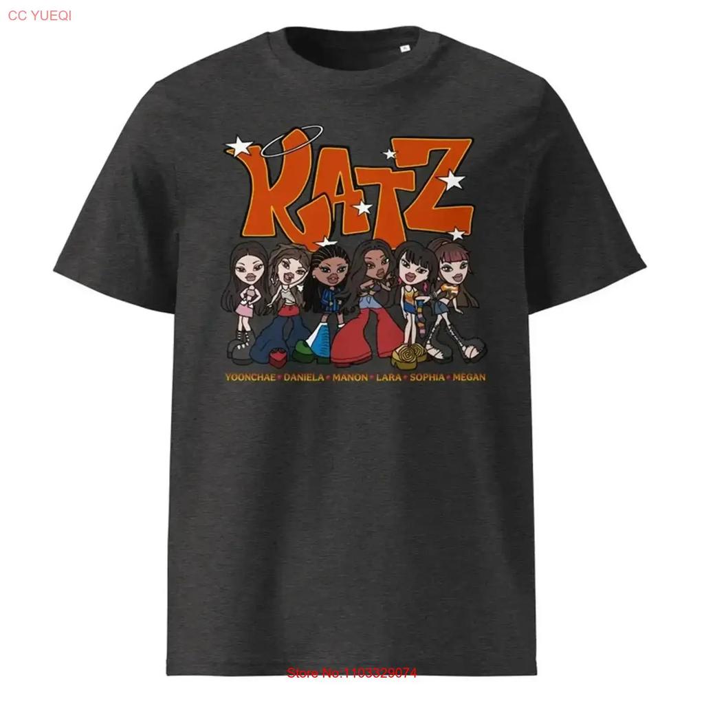 KATSEYE KATZ T Shirt Full Size S 3XL Vintage Washed Versatile Stretched Breathable Soft Graphic Unisex Stylish Designer Clothes