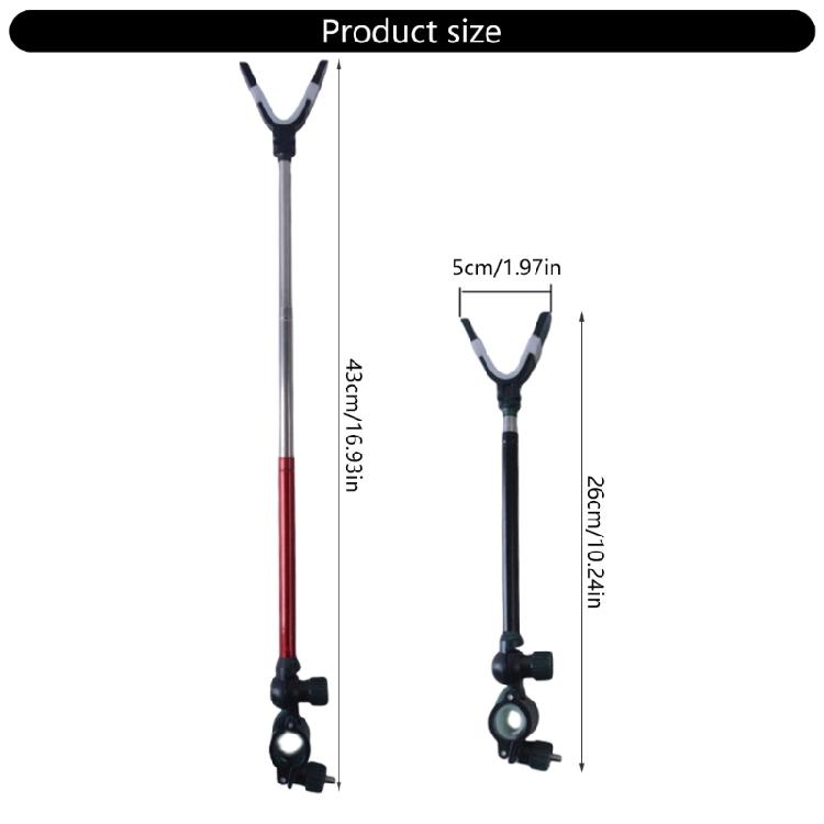 Telescopic Fishing Rod Holder Night Fishing Rod Holder for Beginner and Anglers for Easy Transport and Storage